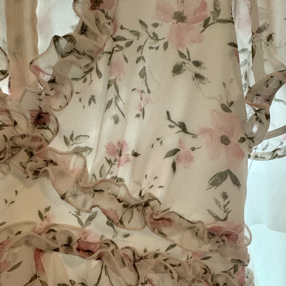 Floral Ruffle Dress - Picture 5 of 7